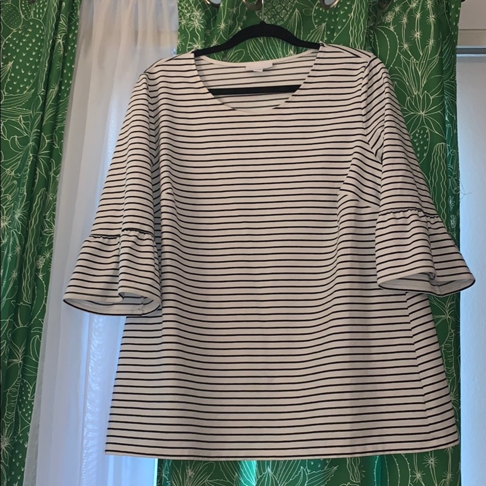 Charter Club bell sleeve top